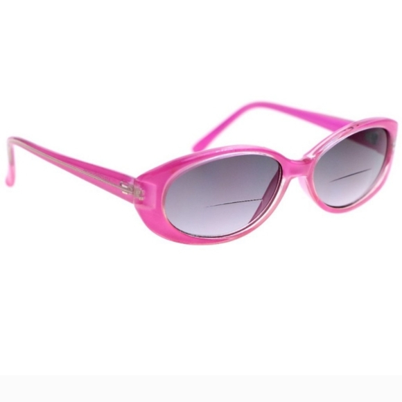 Liz Claiborne Barbiecore oval pink bifocal sunglasses main image 9
